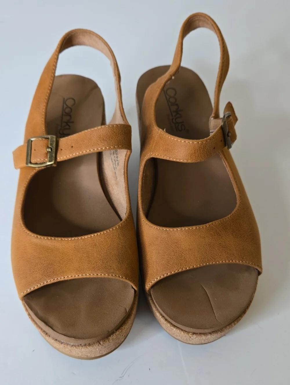Corkys Misbehavin Platform Shoe/Sandal Size 7
